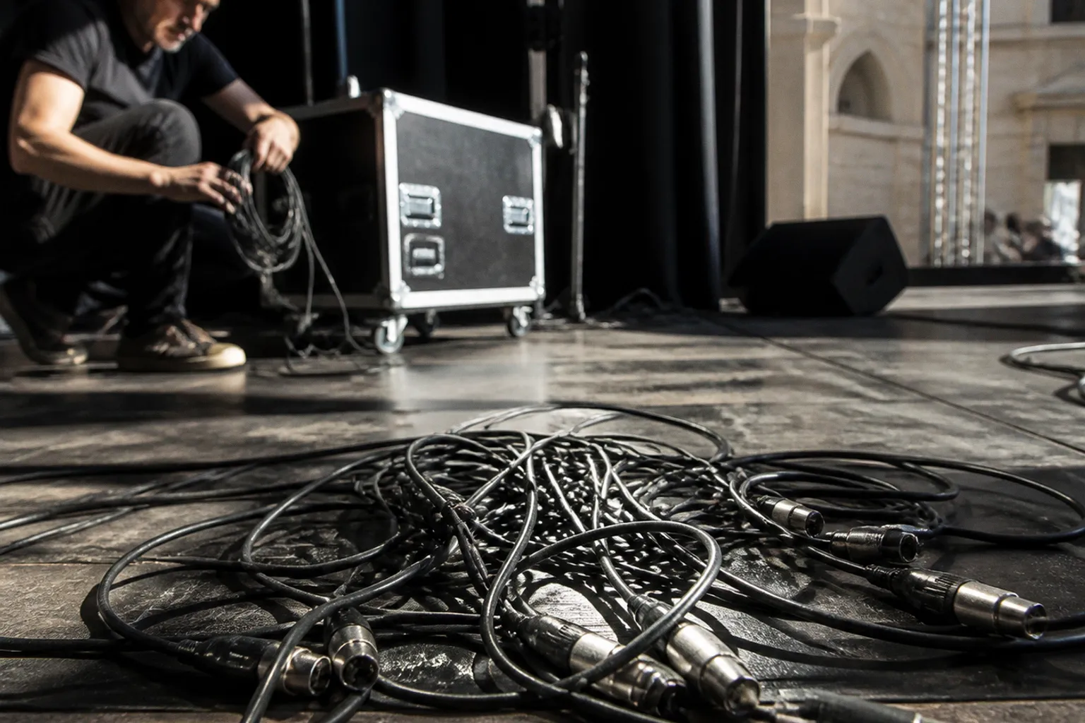Coulisses du concert : un enchaînement sauvé à la seconde
