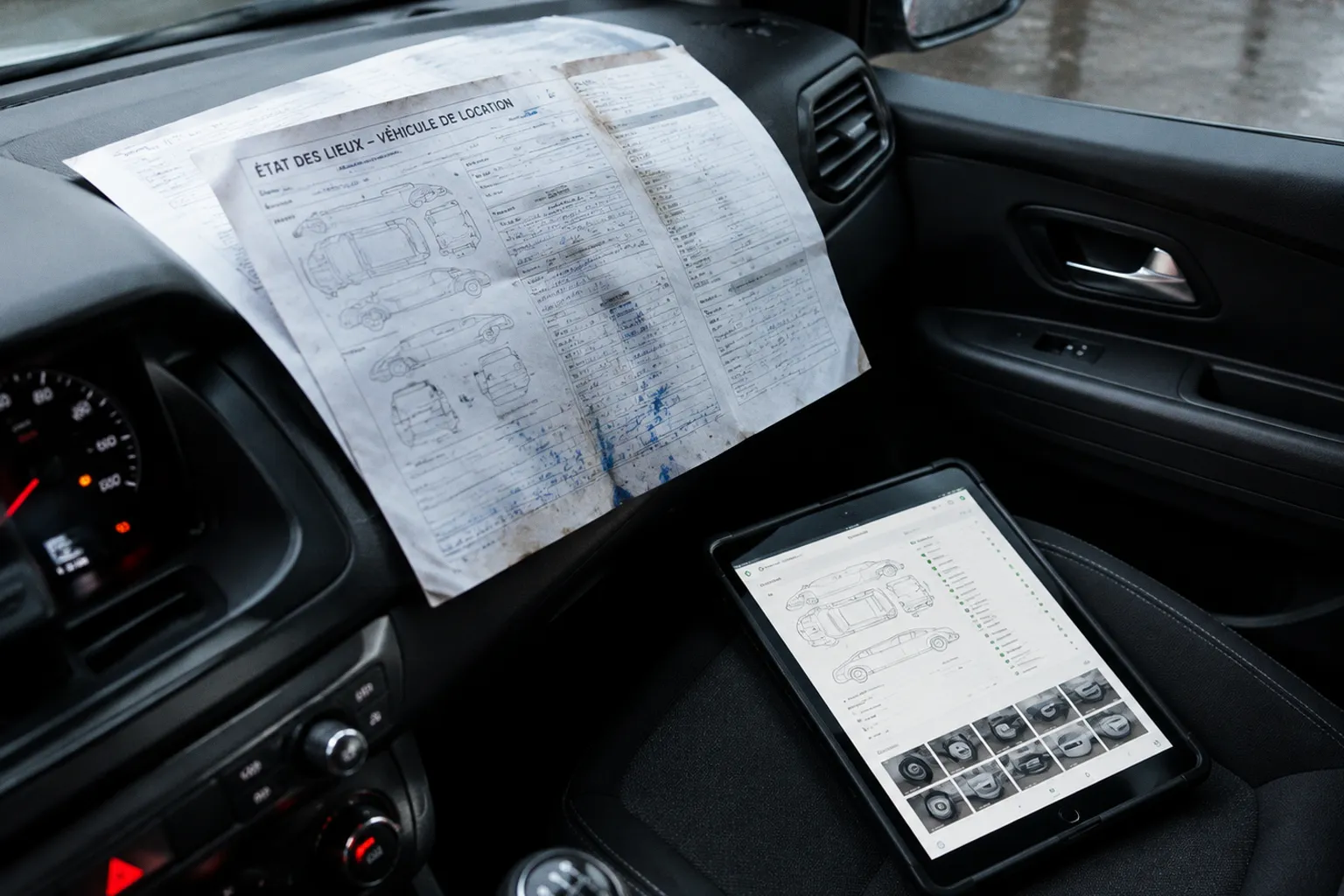 État des lieux voiture de location : papier ou numérique ?