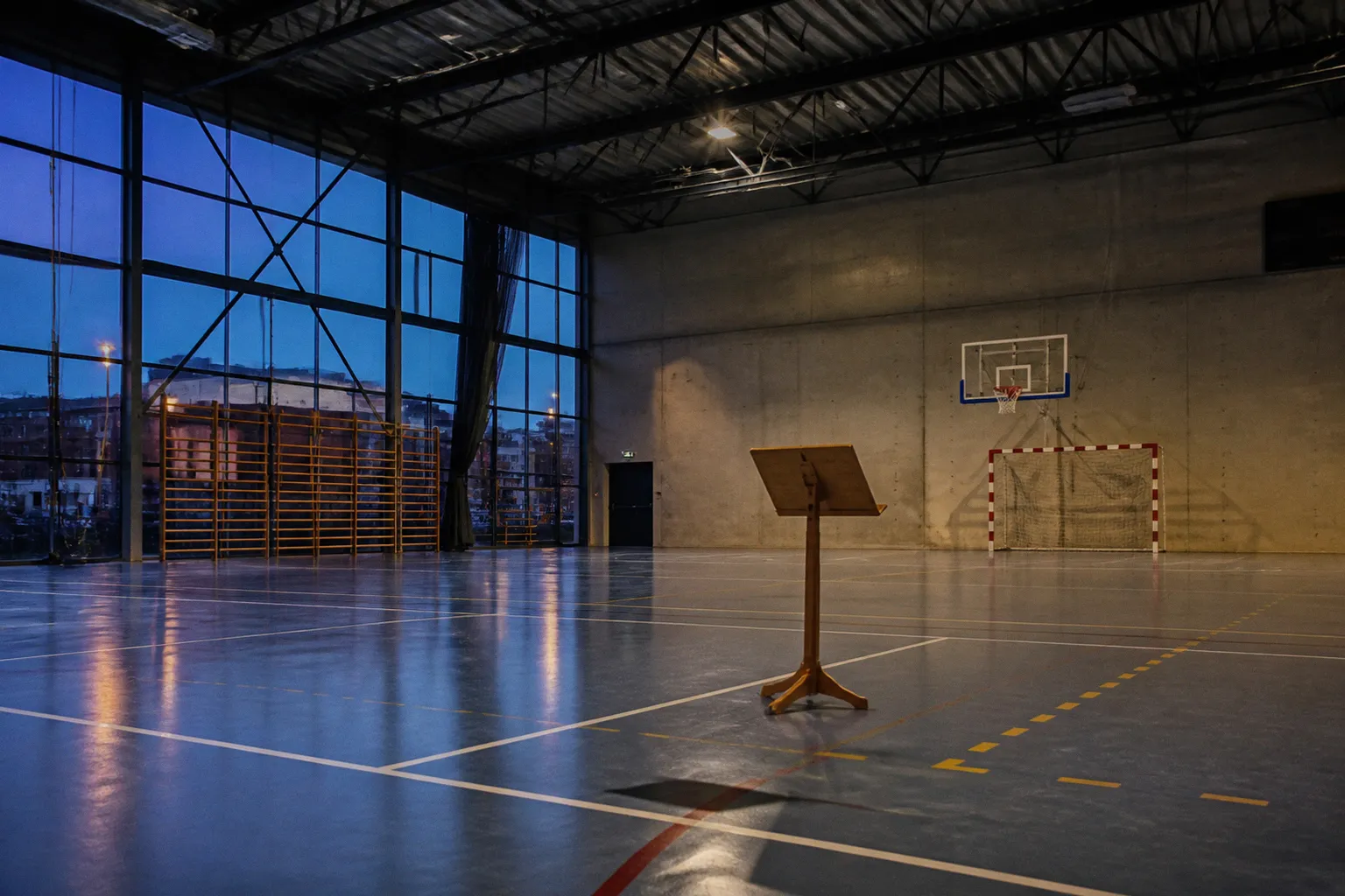 Gymnase et chorale scolaire : le piège de l'acoustique