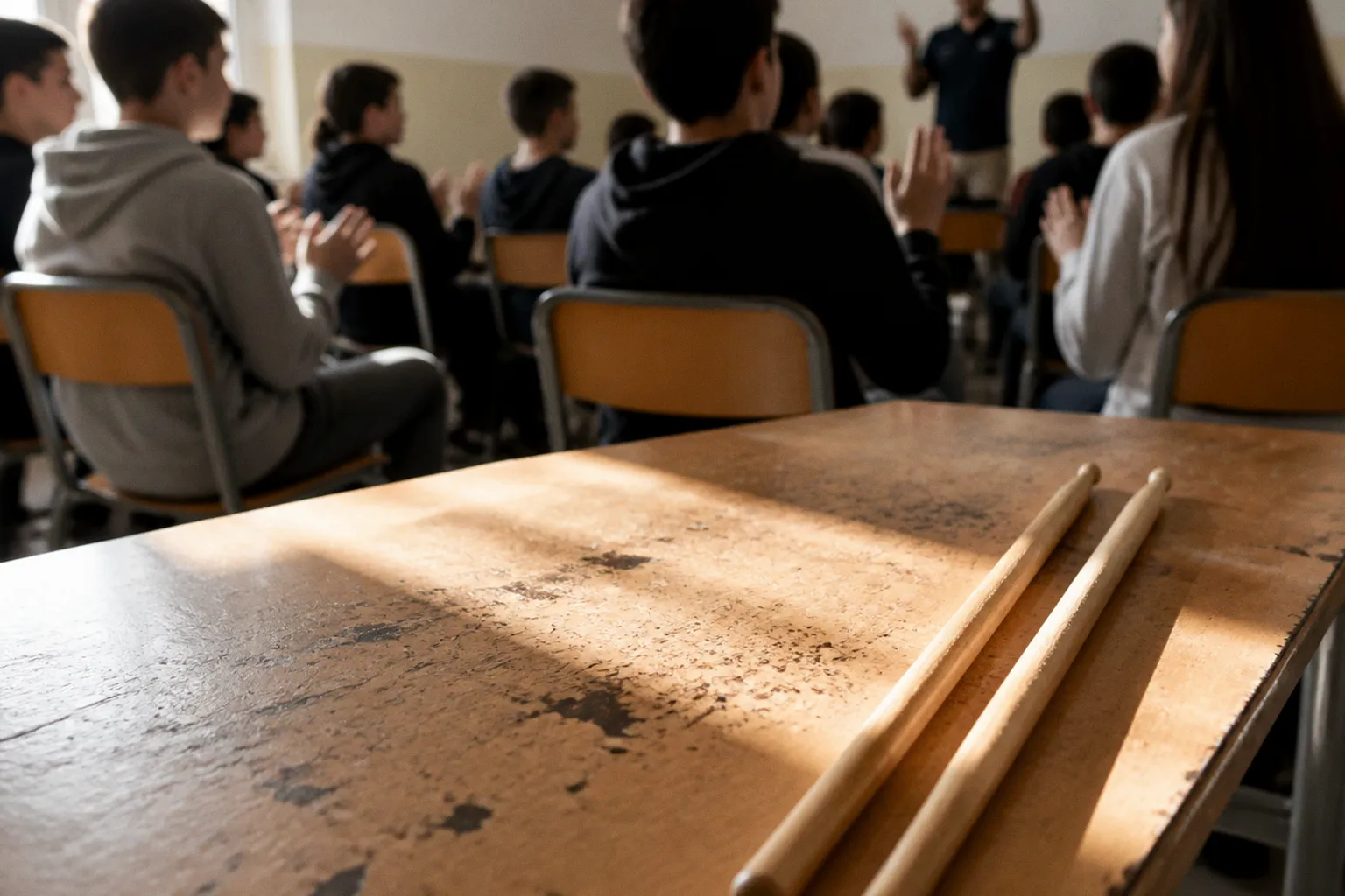 Percussions corporelles au collège : le piège du bruit