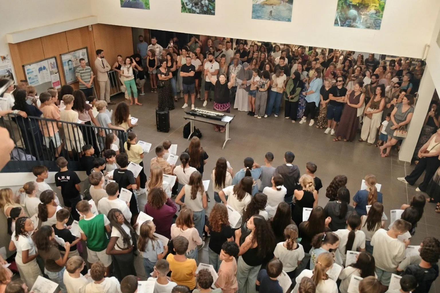 Une rentrée en musique pour les élèves de 6ème au collège François Truffaut